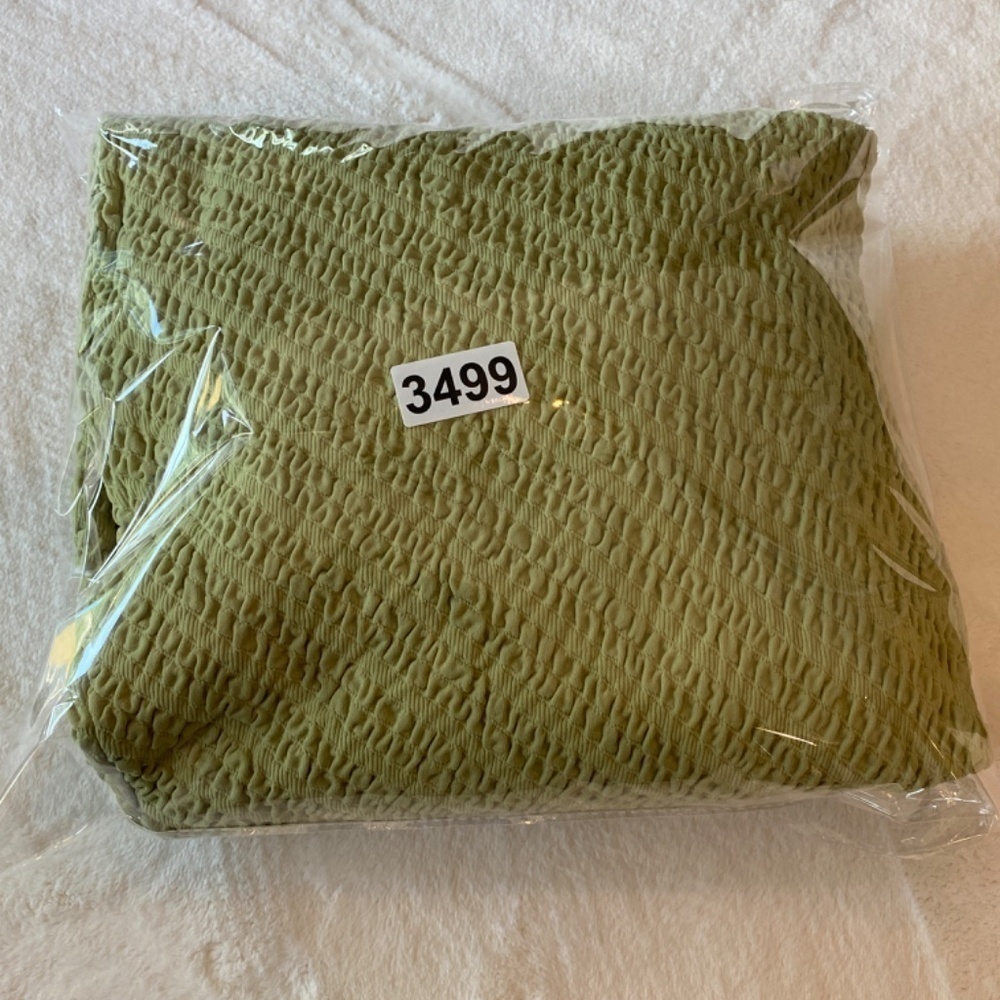 New! Free people Gabby Seamless Midi Dress Green nwot 33499 - Picture 14 of 14